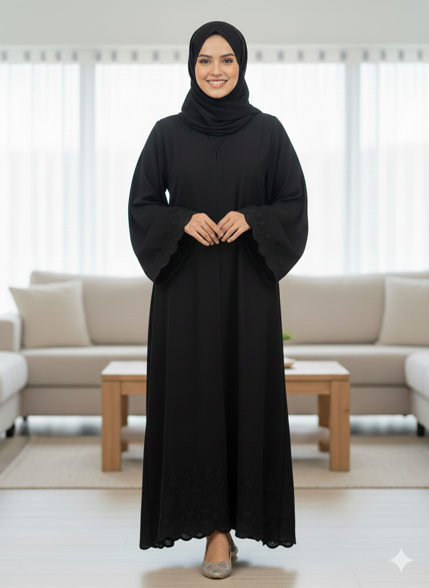 Imported TikTok With Embroidery work Brand Hanan code 636